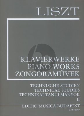 Liszt Technical Studies Vol.2 (Liszt Complete Works Supplement 2)
