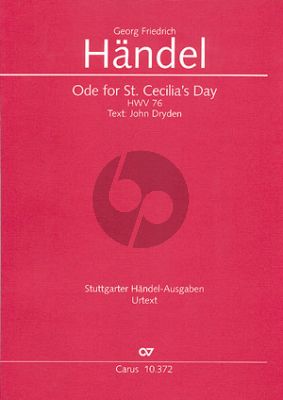 Handel Ode for St.Caecilia's Day HWV 76 (Full Score) (Christine Martin)