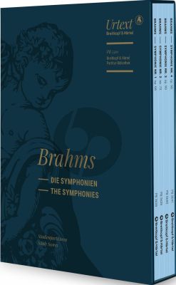 Brahms Die Symphonien – Studienpartituren (im Schuber) (herausgegeben von Hans Gál)