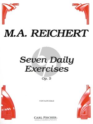 Reichert 7 Daily Exercises Op.5 Flute