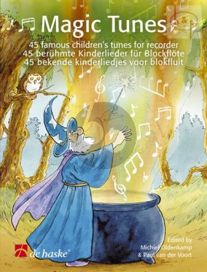 Magic Tunes - 45 Children's Songs for Recorder Book with Cd