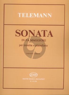 Telemann Sonata F-major Trumpet-Piano (transcr. by Frigyes Varasdy and György Orbán)