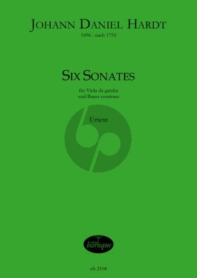 Hardt 6 Sonatas Viola da Gamba-Bc (Urtext) (Olaf Tetampel)