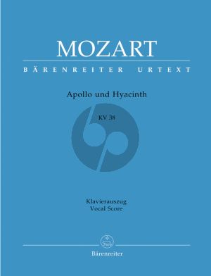 Mozart Apollo und Hyacinth KV 38 (KA) (lat./dt.) (ed. Alfred Orel) (Barenreiter-Urtext)