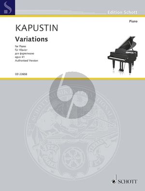 Kapustin Variations Op.41 Piano solo