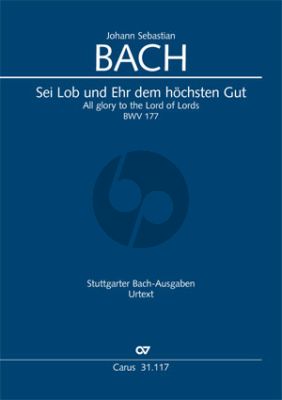 Bach Kantate BWV 137 Sei Lob und Ehr dem höchsten Gut Partitur (deutsch/englisch) (Hans Grischkat)