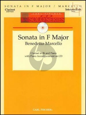 Sonata F-major (Clarinet-Piano) (Bk-Cd)