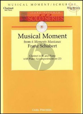 Musical Moment Op.94 No.3 (from 6 Moments Musicaux) (Clarinet-Piano)