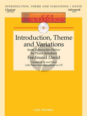 Introduction-Theme & Variations (from Sehnsuchts-Walzer by Schubert) (Clar.-Piano)