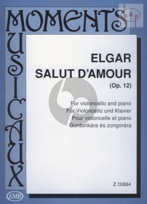 Salut d'Amour Opus 12 Violoncello and Piano