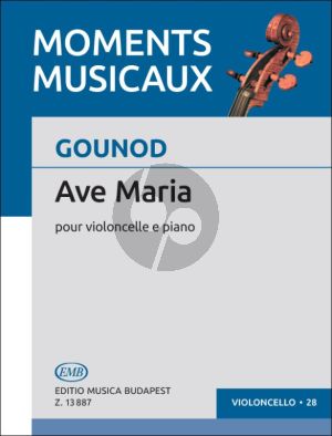 Gounod Ave Maria Violoncello and Piano (edited by Árpád Pejtsik)