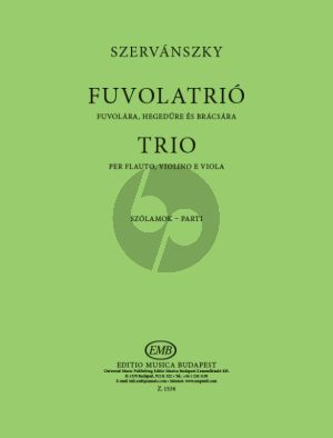 Szervansky Trio for Flute, Violin and Viola Parts