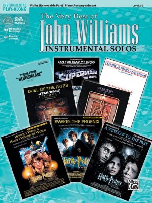 The Very Best of John Williams for Strings Violin with Piano Accompaniment (Bk-Cd) (level 2 - 3)