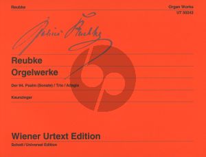 Reubke Orgelwerke (Psalm 94 -Trio-Adagio) (Kaunzinger) (Wiener-Urtext)