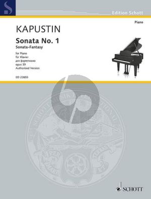 Kapustin Sonata no.1 (Sonata-Fantasia) Op.39 Piano solo