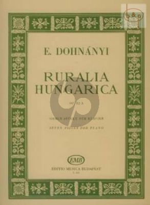 Ruralia Hungarica Op.32 /a Piano solo