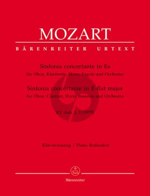 Mozart Sinfonia Concertante E-flat major KV Anh.1.9 (297b) (Oboe-Clar.[Bb]-Horn[Eb]-Bassoon-Piano [red.]) (Wolfgang Plath)