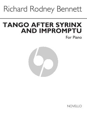 Bennett Tango after Syrinx and Impromptu Piano
