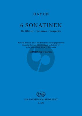 Haydn 6 Sonatinas for Piano Solo (edited by Ferenc Brodszky)