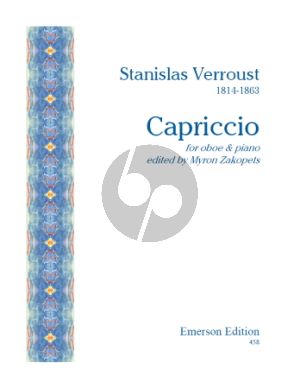 Verroust Capriccio Oboe and Piano (Myron Zakopets) (Grade 6 - 7)