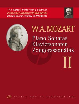 Mozart Sonatas Vol. 2 for Piano (edited by Bela Bartok)