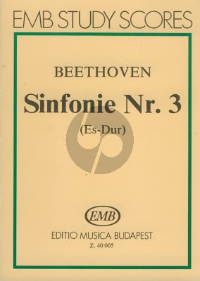 Beethoven Symphony No. 3 E-flat major Op. 55 'Eroica' Study Score