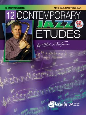 Mintzer 12 Contemporary Jazz Etudes for Eb Instruments (Bk-Cd)