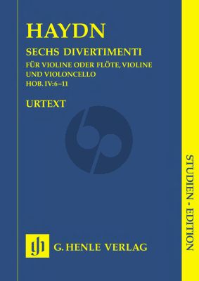 Haydn 6 Divertimenti (Hob.IV:6*- 11*) (Friesenhagen) (Study Score) (Henle-Urtext)