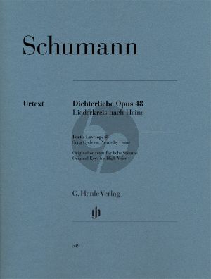 Schumann Dichterliebe Op.48 Originaltonarten Hohe Stimme / Original Keys High Voice (Kazuko Ozawa) (Henle-Urtext)