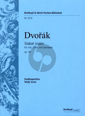 Dvorak Stabat Mater Op. 58 Soli-Chor und Orchester (Studienpartitur) (Klaus Döge)