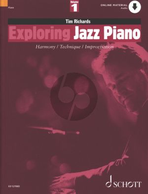 Richards Exploring Jazz Piano Vol.1 (Harmony-Technique- Improvisation) (Book with Audio online)