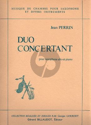 Perrin Duo Concertant Saxophone Alto et Piano (advanced)