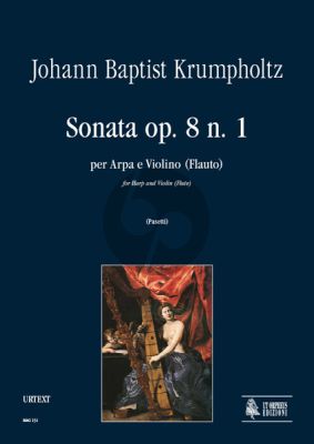 Krumpholtz Sonata Op.8 No.1 Harp and Violin (or Flute) (Anna Pasetti)