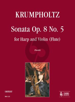 Krumpholtz Sonata Op.8 No.5 Harp and Violin or Flute (Edited by Anna Pasetti)