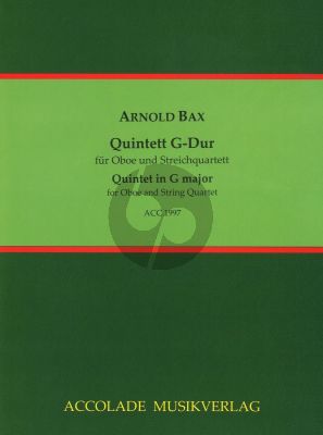 Bax Quintett Oboe und Streichquartett (Part./Stimmen)
