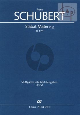 Stabat Mater g-minor D.175 (SATB-Orch.)