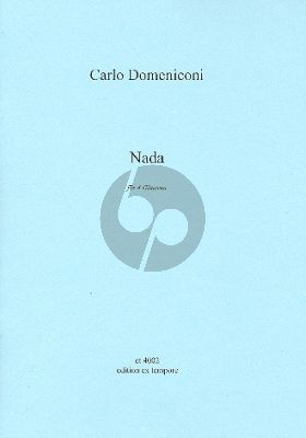 Domeniconi Nada for 4 Guitars (Score/Parts)