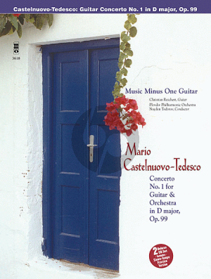 Castelnuovo-Tedesco Concerto No.1 D-Major Op.99 Guitar-Orchestra (Bk-2 CD's)