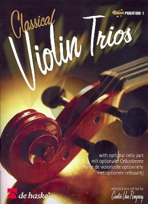 Classical Violin Trios (with opt. Cello Part) (Score/Parts) (Rompaey)