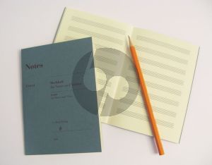 Notes Merkheft fur Noten und Notizen (Jotter for Music and Notes) (32 pages) (Din A6) (Henle)