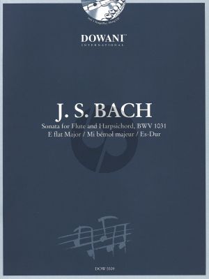 Bach Sonata E-flat Major BWV 1031Flute-Bc Bk-Cd (Dowani)