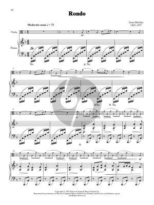Barber Solos for the Young Violists (Viola) Vol.5 for Viola and Piano
