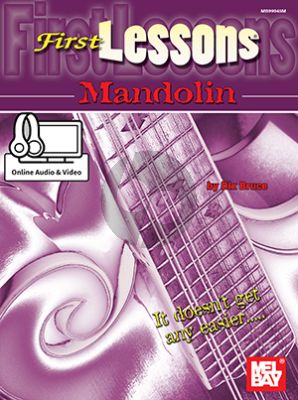 Bruce First Lessons Mandolin (Book with Audio online)