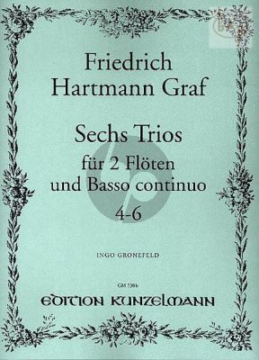 6 Trios Op.3 Vol.2 (No.4 - 6) 2 Flöten-Bc