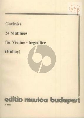 24 Matinees Violin