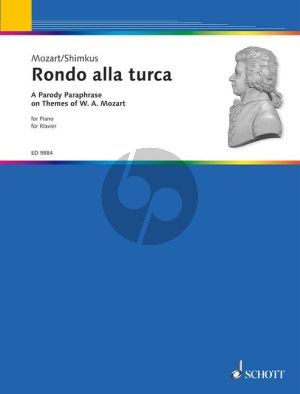 Mozart Rondo alla Turca (Parody Paraphrase on themes of Mozart by Vestard Shimkus) (Grade 3 - 4)
