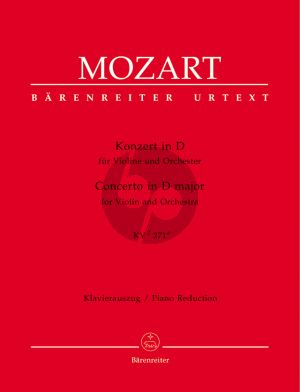 Mozart Concerto D-major KV 271 (271i) (Violin-Orch.) piano red. (Barenreiter)