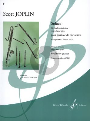 Joplin Solace 3 Clarinets [Bb]-Bass Clarinet (Score/Parts)