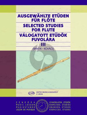 Selected Studies Vol. 3 for Flute (edited by Vilmos Bántai and Imre Kovács)