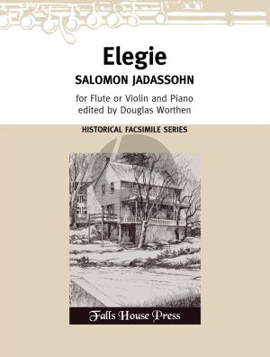 Jadassohn Elegie Flute and Piano (edited by Douglas Worthen)